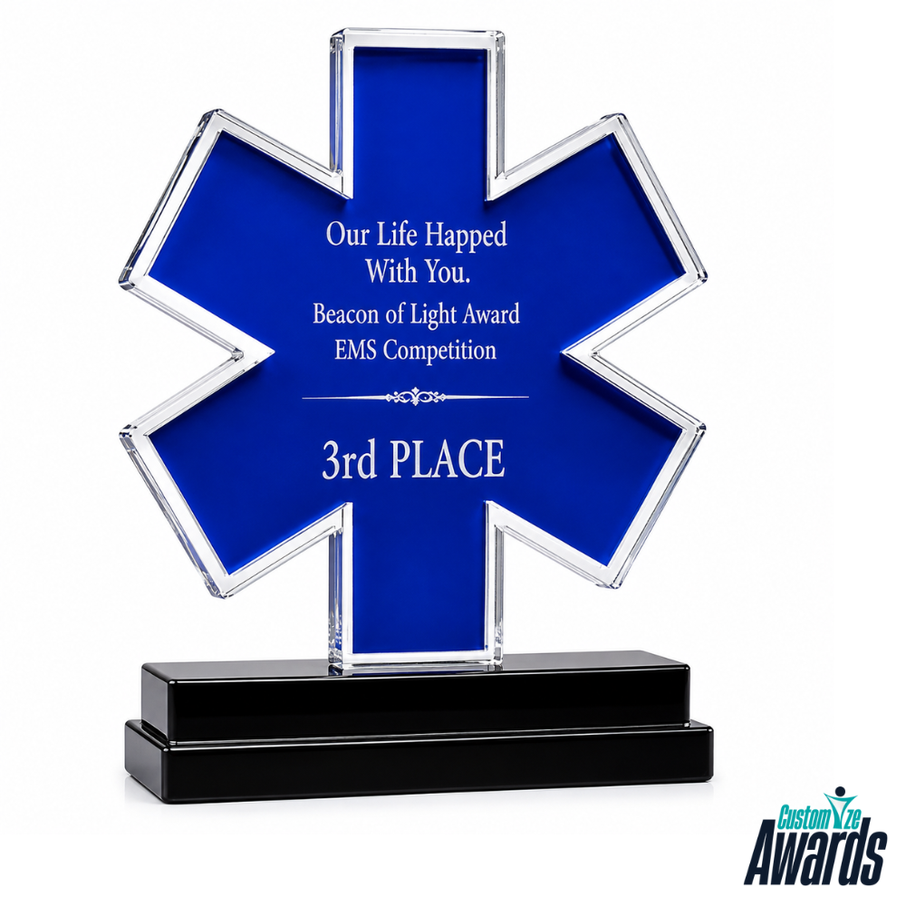 Guardian Star | EMS Achievement Crystal Award