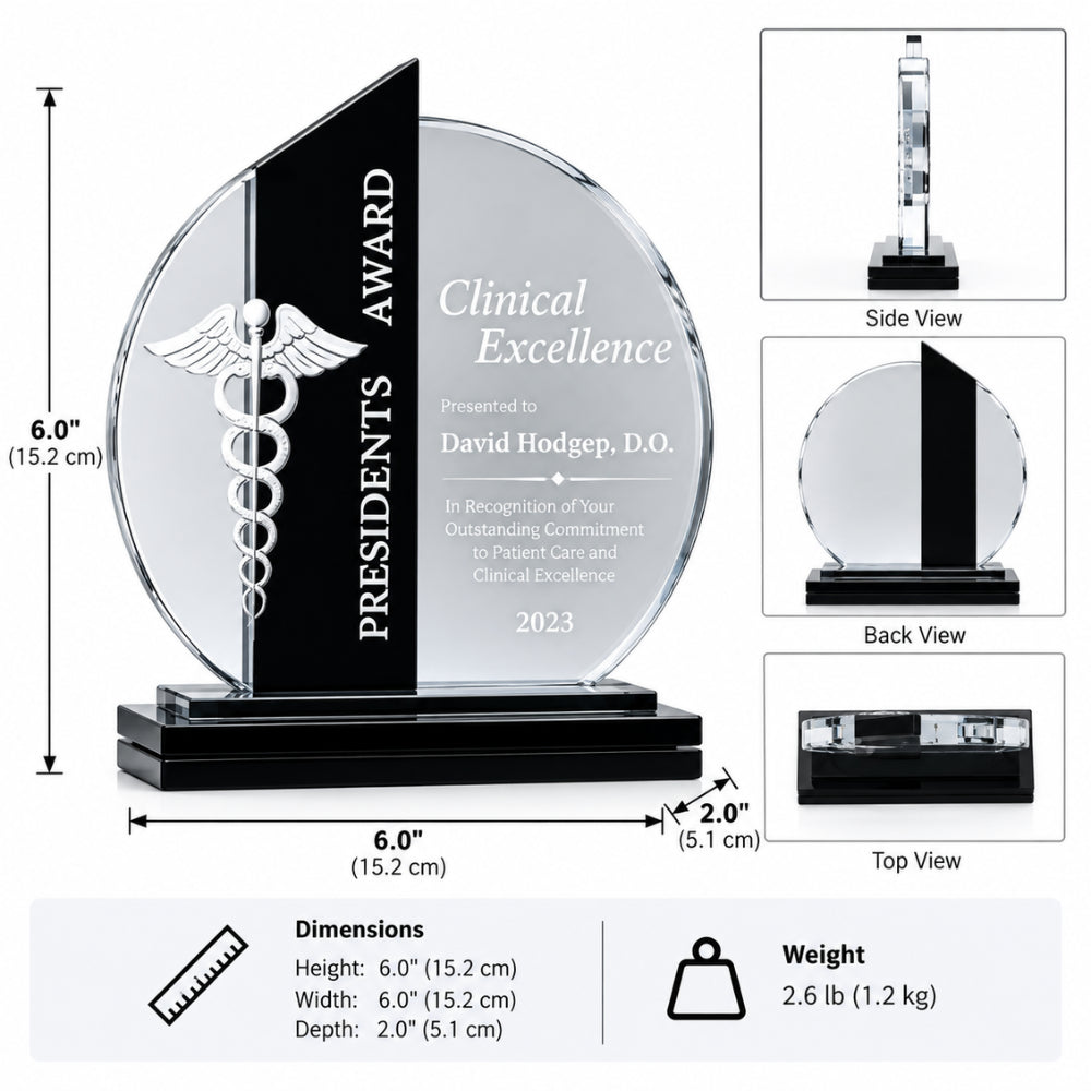Harmony Caduceus | Clinical Excellence Crystal Award