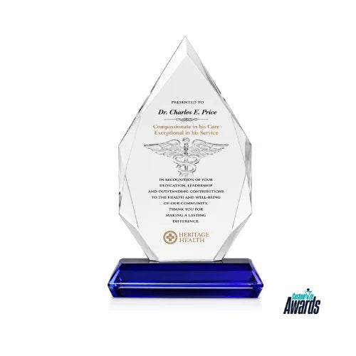 Caduceus Crystal | Healthcare Excellence Crystal Award