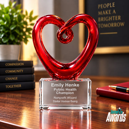 Heart Champion | Public Health Advocacy Crystal Award