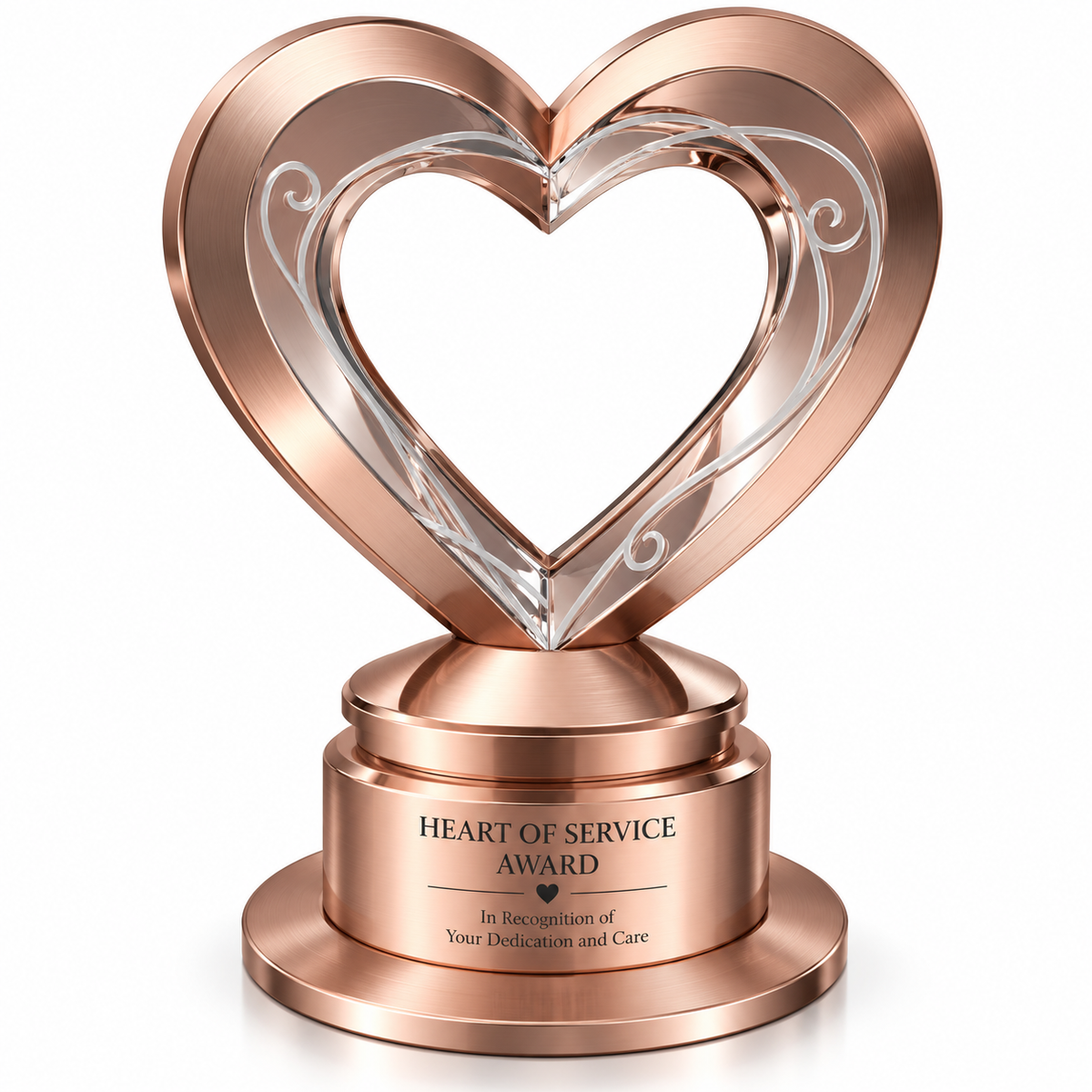 Heartbound Victory | Customized Championship Metal Trophy