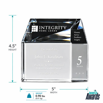 Horizon House | Real Estate Achievement Crystal Award