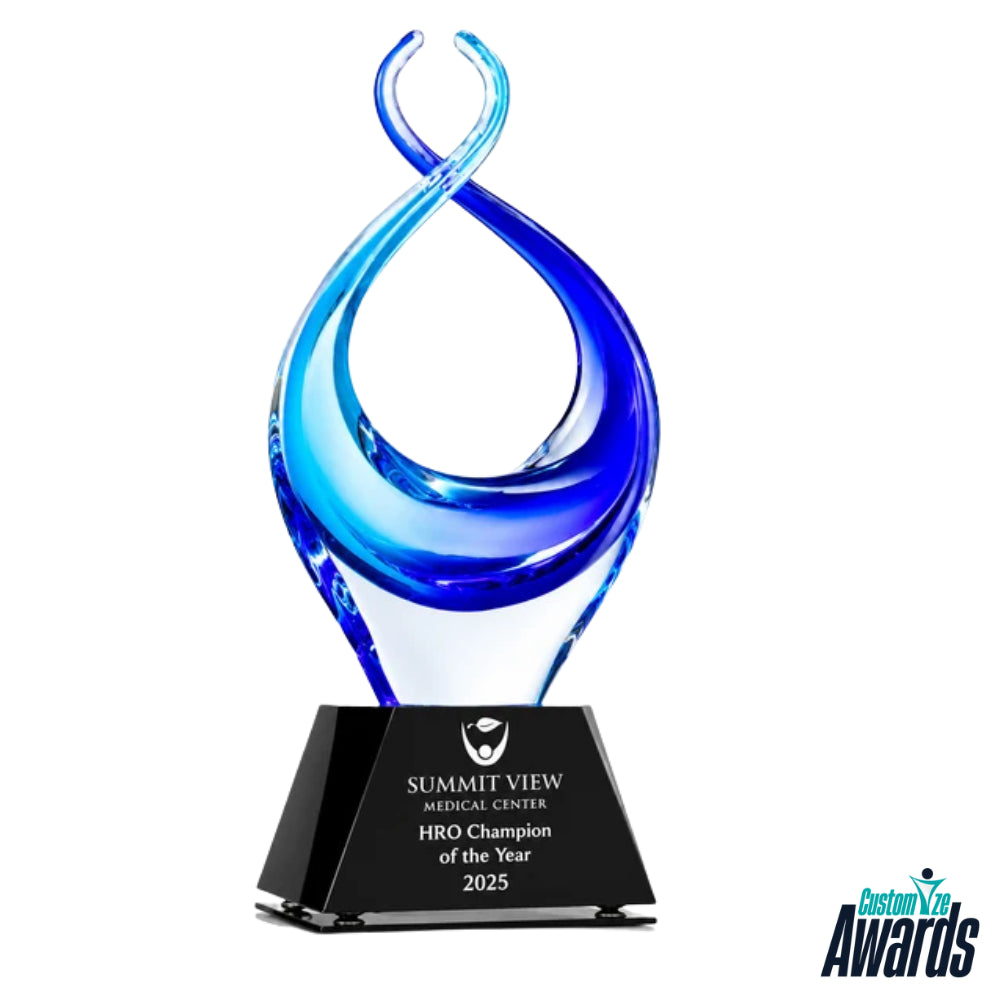 Infinity Glass | Excellence Recognition Award Trophy