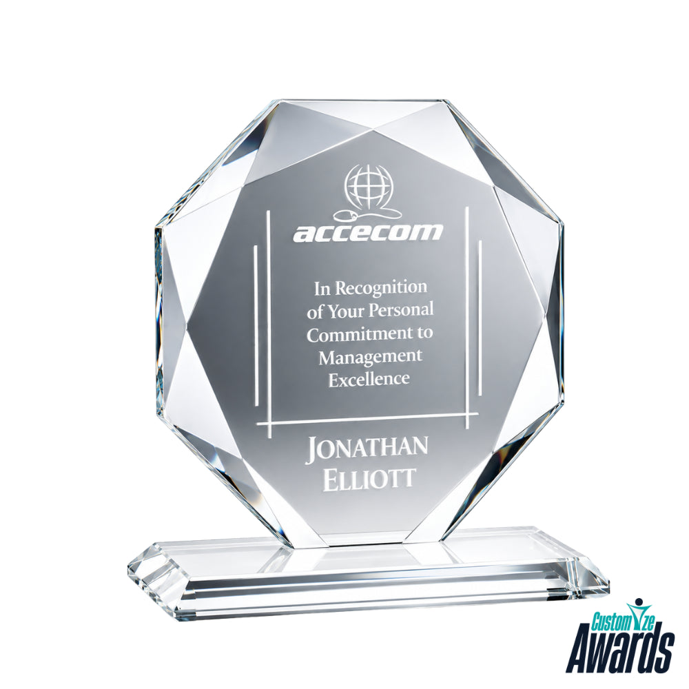 Kitchener Jade | Glass Awards Plaque for Excellence