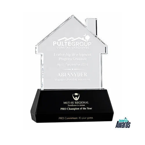 Landmark Crystal House Award | Leadership Excellence Trophy