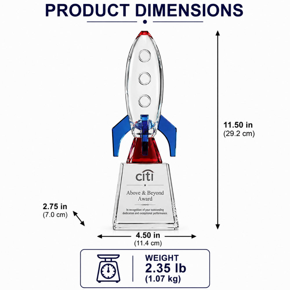 Launch Rocket | Innovation Achievement Crystal Award