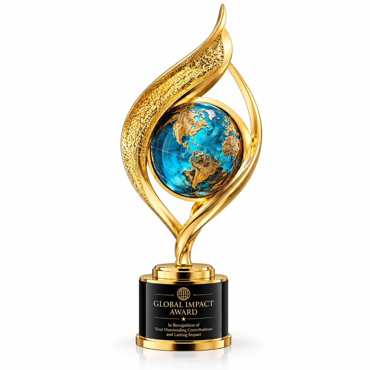 Leafbound Honor | Customized Team Recognition Metal Trophy