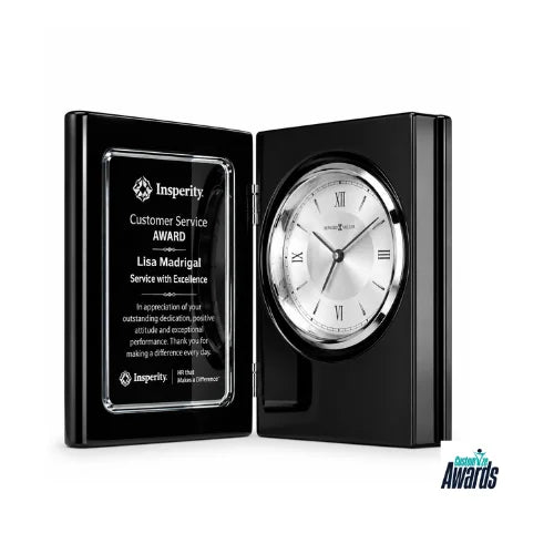 Legacy Crystal Clock Award | Executive Recognition Trophy