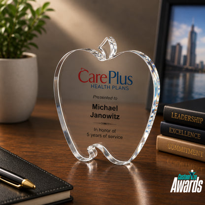 Legacy Apple | Years of Service Crystal Award