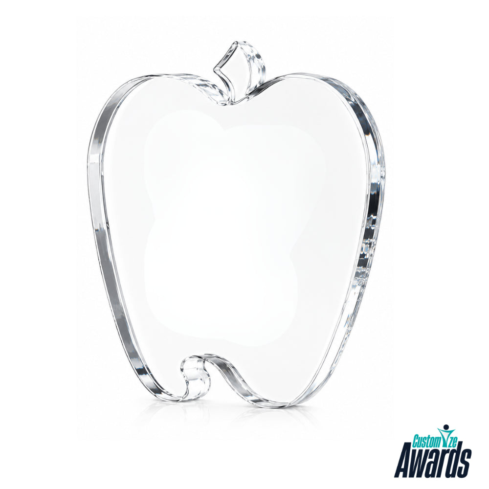 Legacy Apple  Years of Service Crystal Award without engravibng 