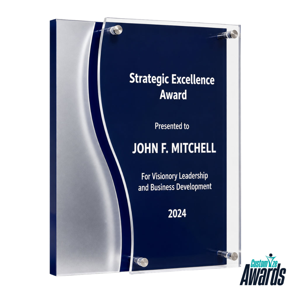 Legacy Mahogany | Custom Engraved Recognition Plaque Award