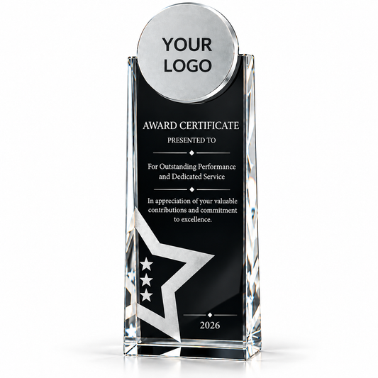 Liberty Beacon | Veterans Day Crystal Military Recognition Award