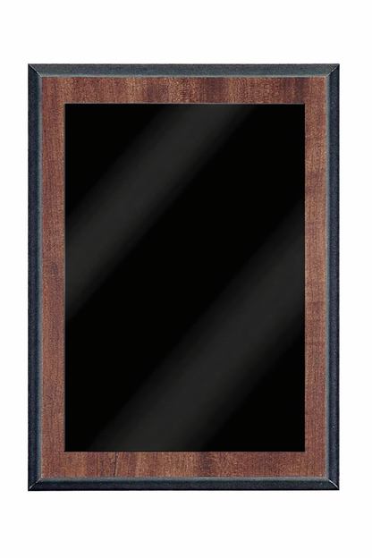 Lustrous Ebony Plaque