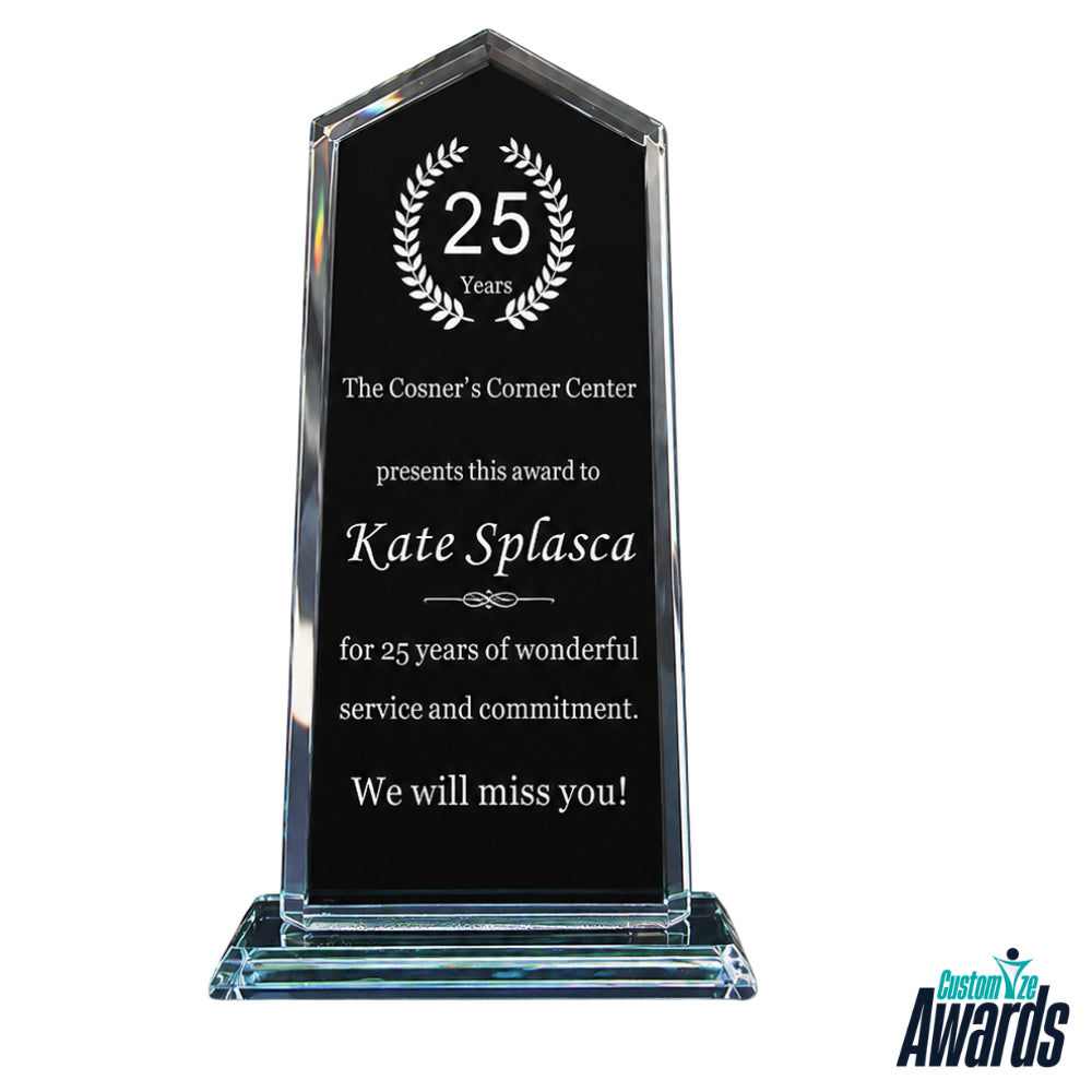Milestone Crystal | Years of Service Award
