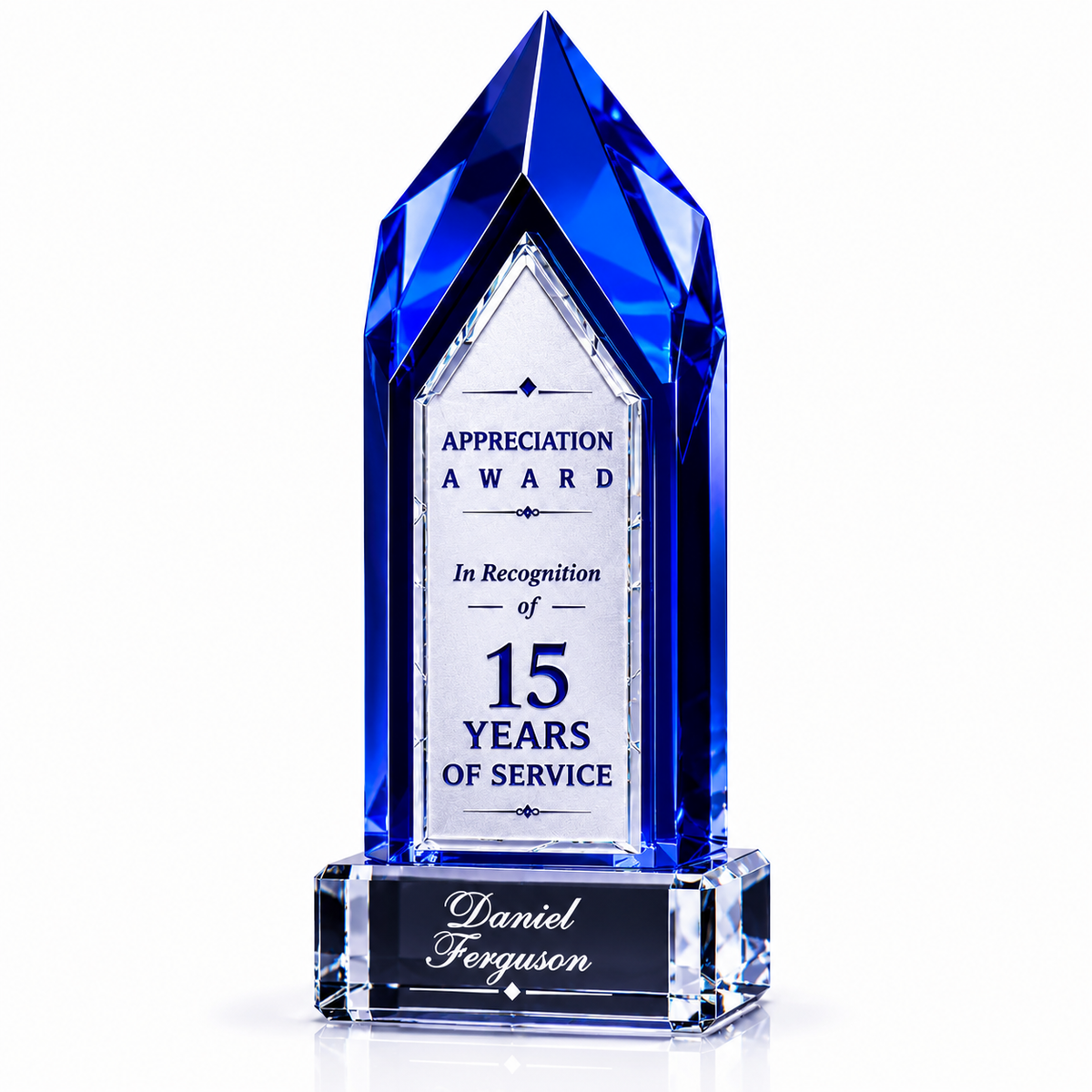Monolith Indigo  Engraved Recognition Award main image 