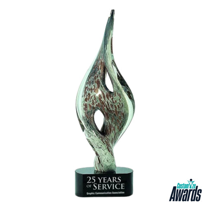 Cristal multicolore | Trophée de reconnaissance optique