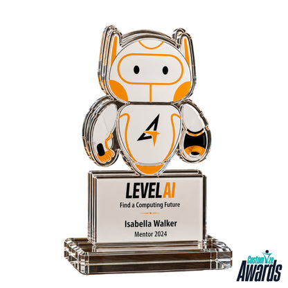 Robo Nova | Trophée en acrylique pour le concours IA
