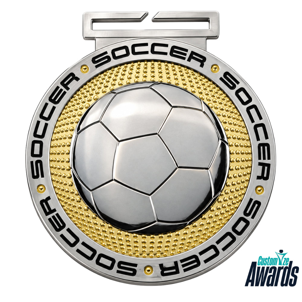 Olympian Soccer | Custom Engraved Sports Medal