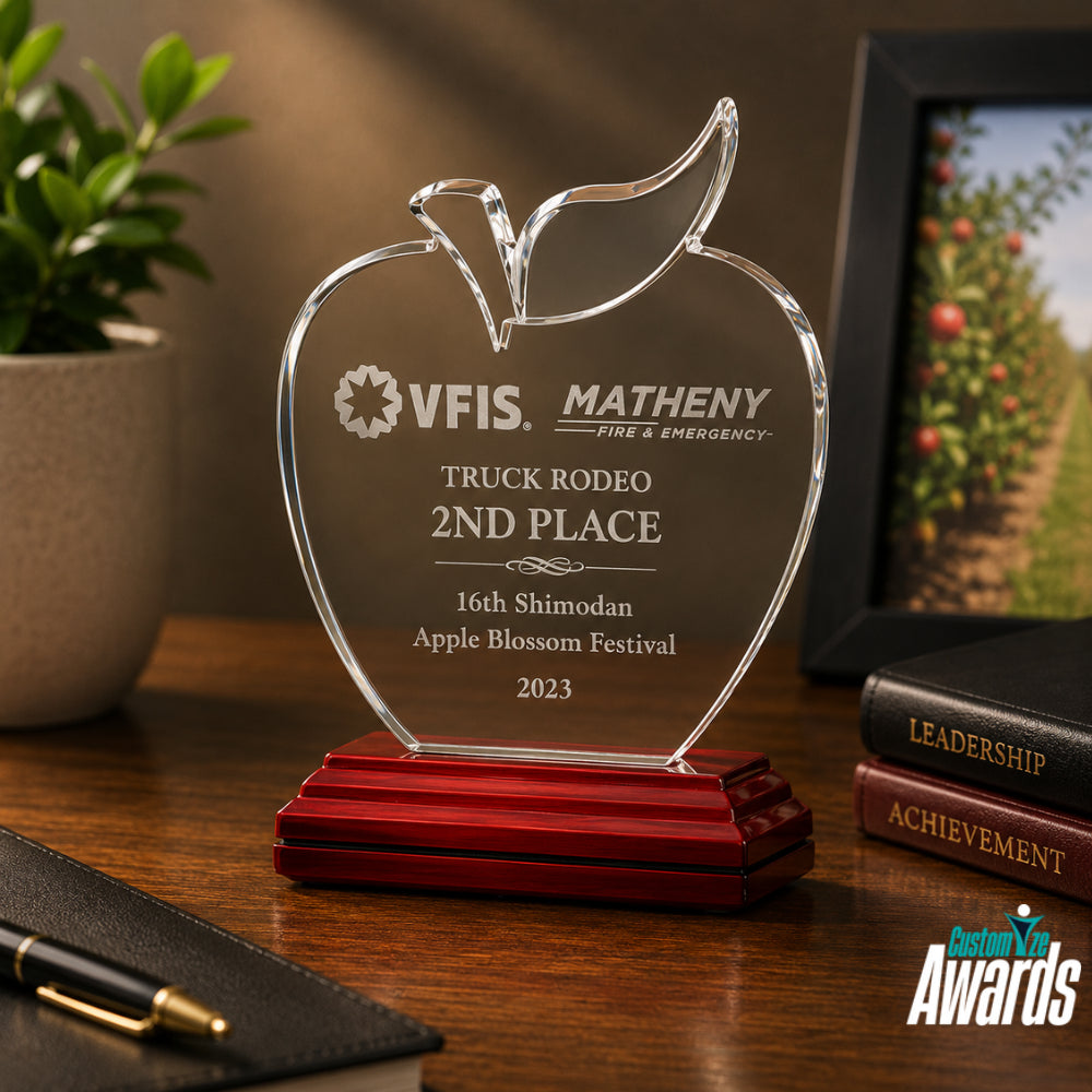 Orchard Apple | Healthcare Achievement Crystal Award