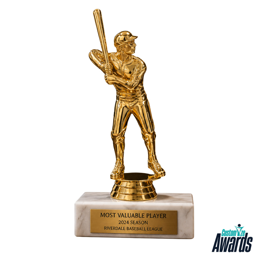 Participation Baseball | Personalized Baseball Trophy for Youth Team Recognition