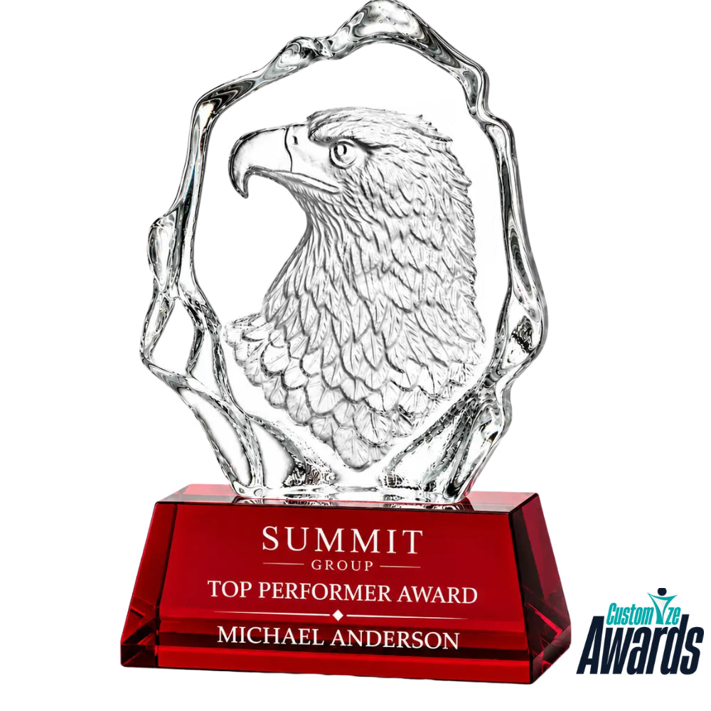 Patriot Eagle | Leadership Recognition Optical Crystal Award