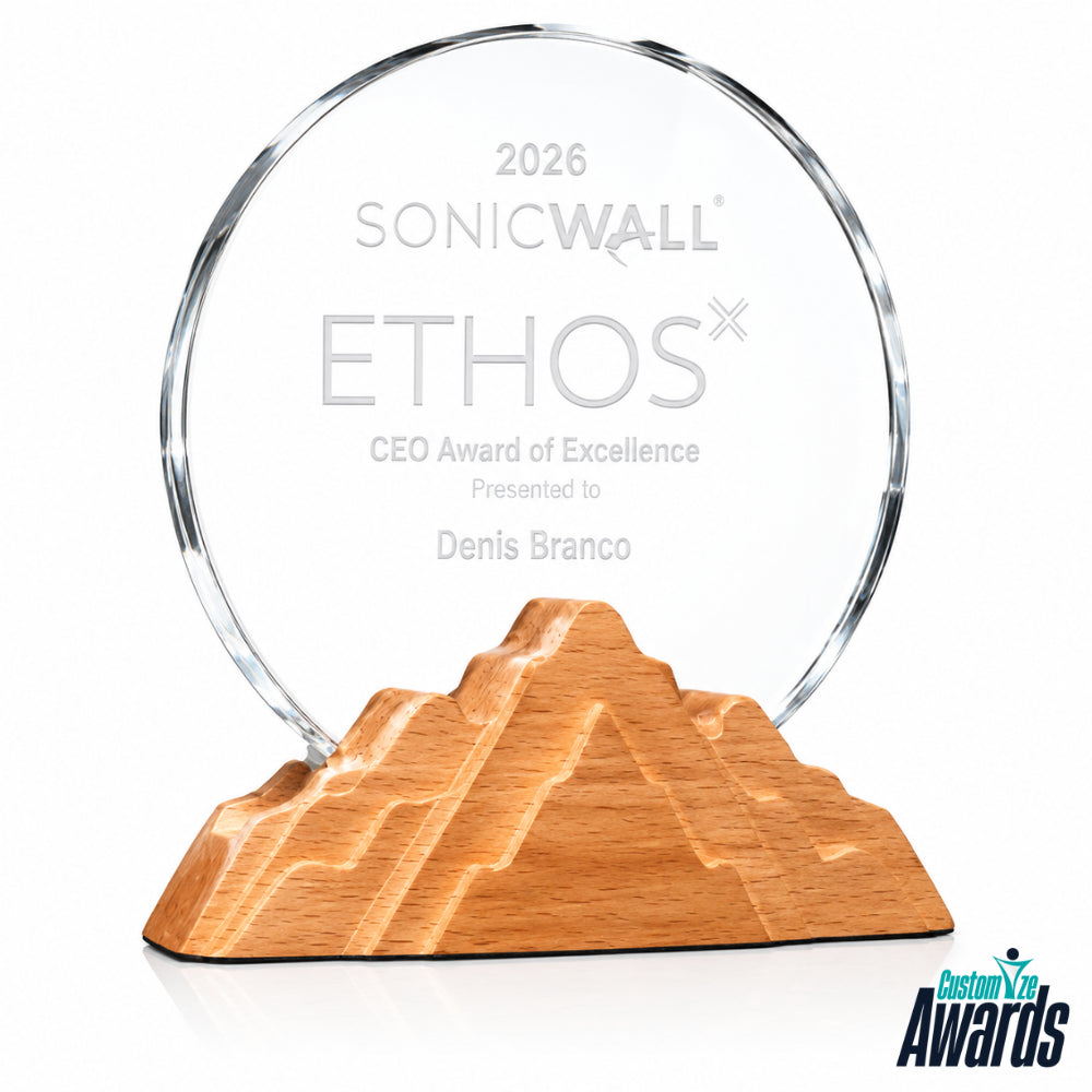 Performance Peak | Custom Wood Plaques for Corporate Awards