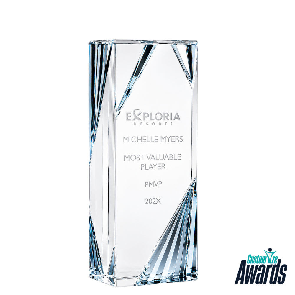 PersonalizedCrystalTowerAwardTrophymainimage