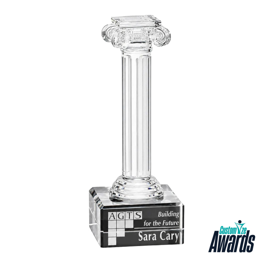 PersonalizedEngravedIonicColumnCrystalAwardmainimage
