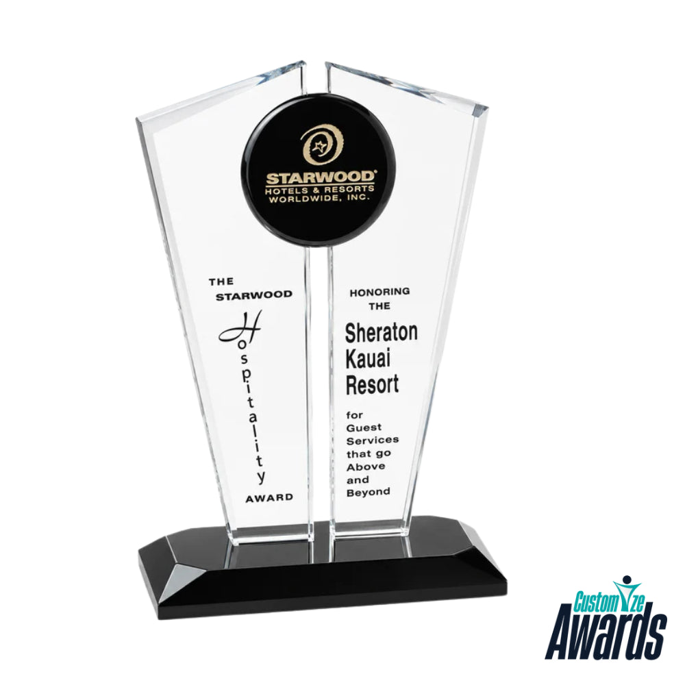 Obsession Crystal | Engraved Crystal Service Awards