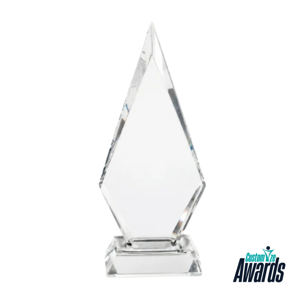 PersonalizedSolitaireCrystalAwardwithoutengraving