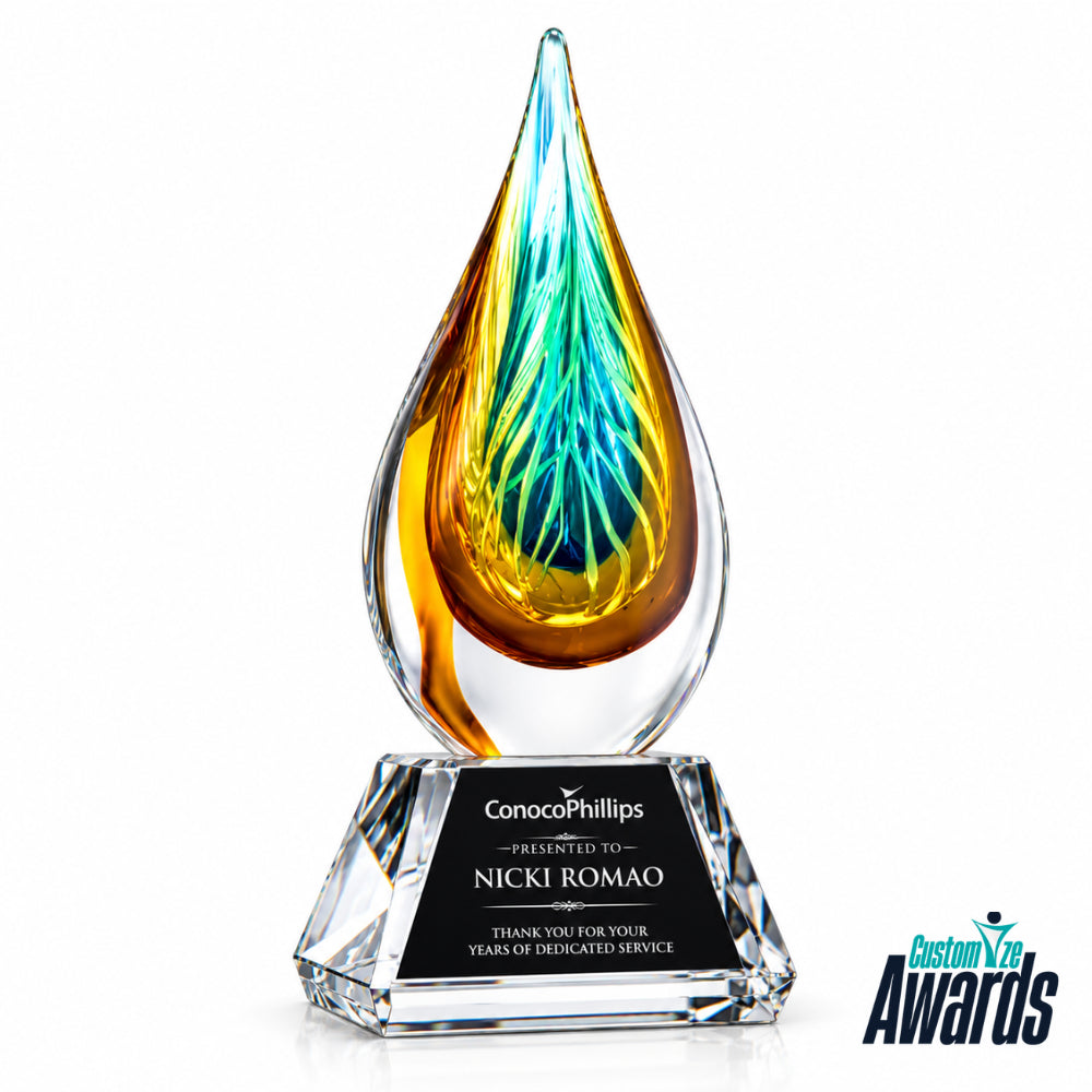 Phoenix Glass | Leadership Excellence Trophy