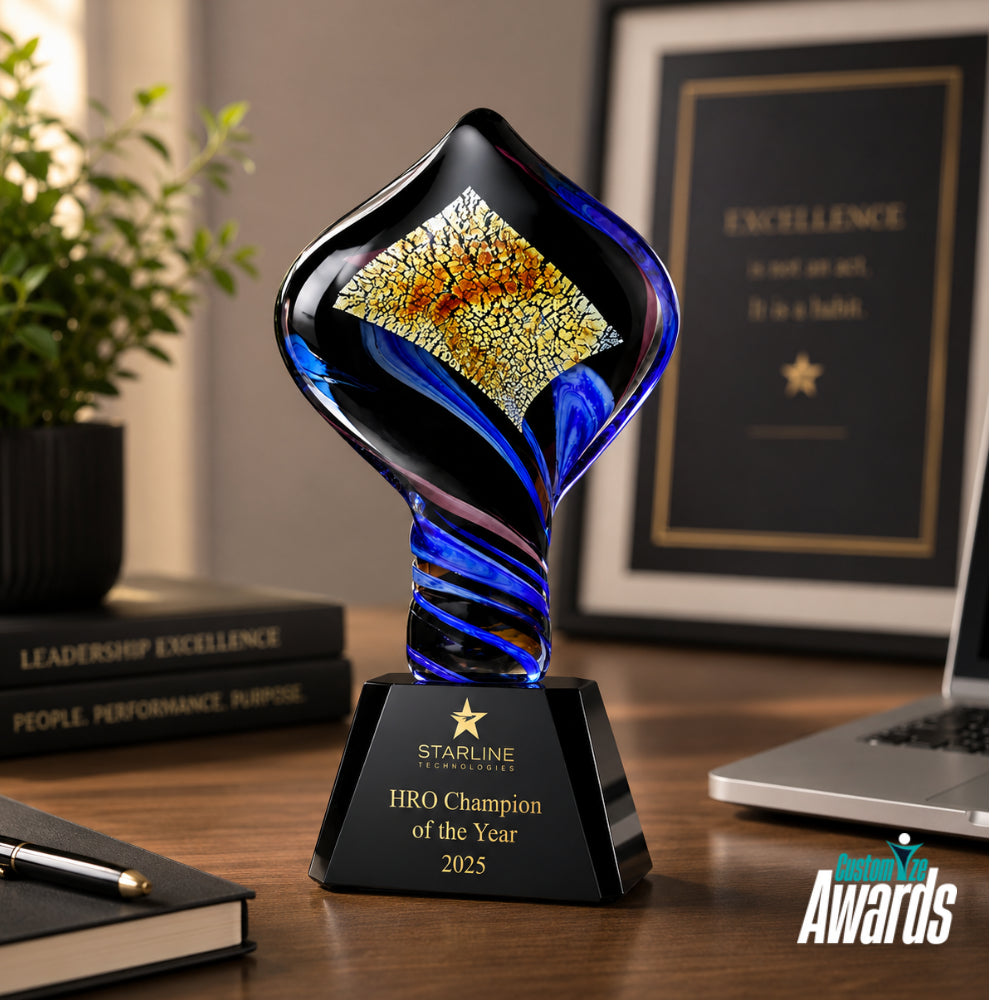 Prestige Art Glass Award lifestyle 