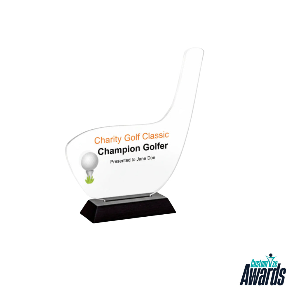 Putter Mark | Golf Putter Acrylic Plaque