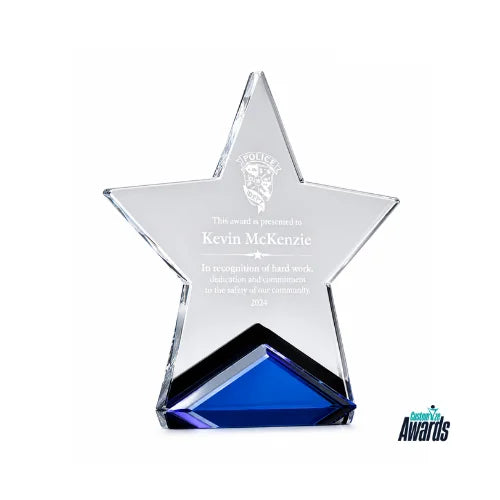 Radiant Star Acrylic Award | Scholastic Achievement Trophy