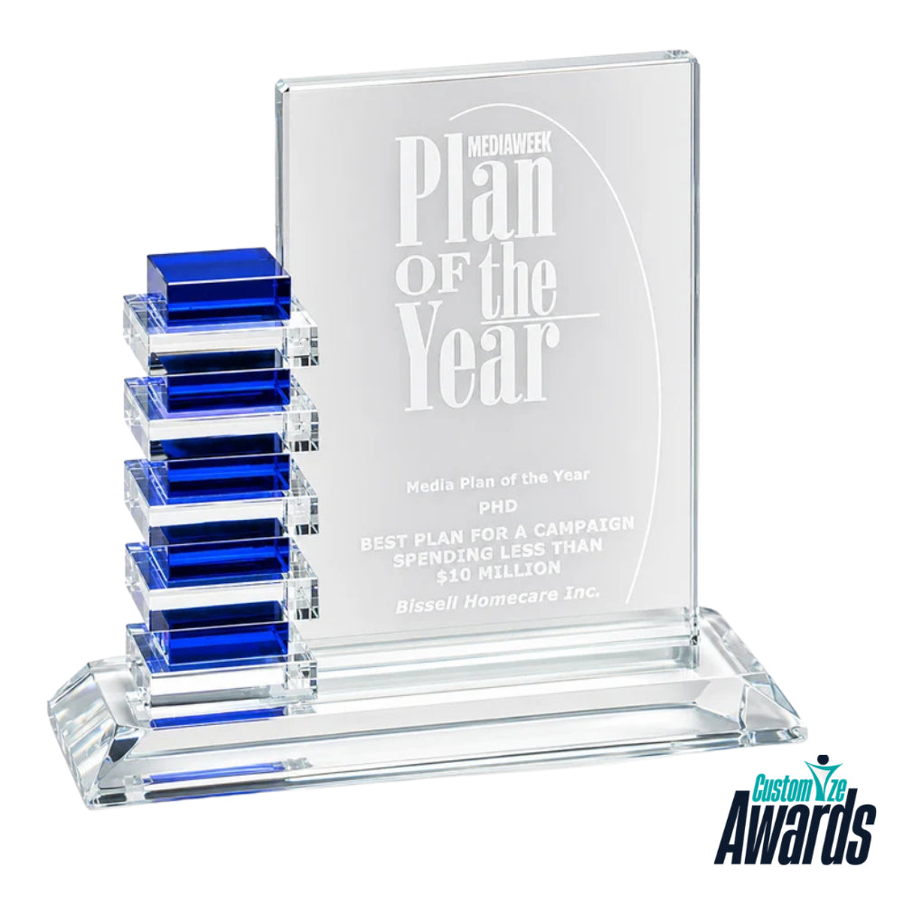 Resolute Crystal  Engraved Recognition Award main iage 