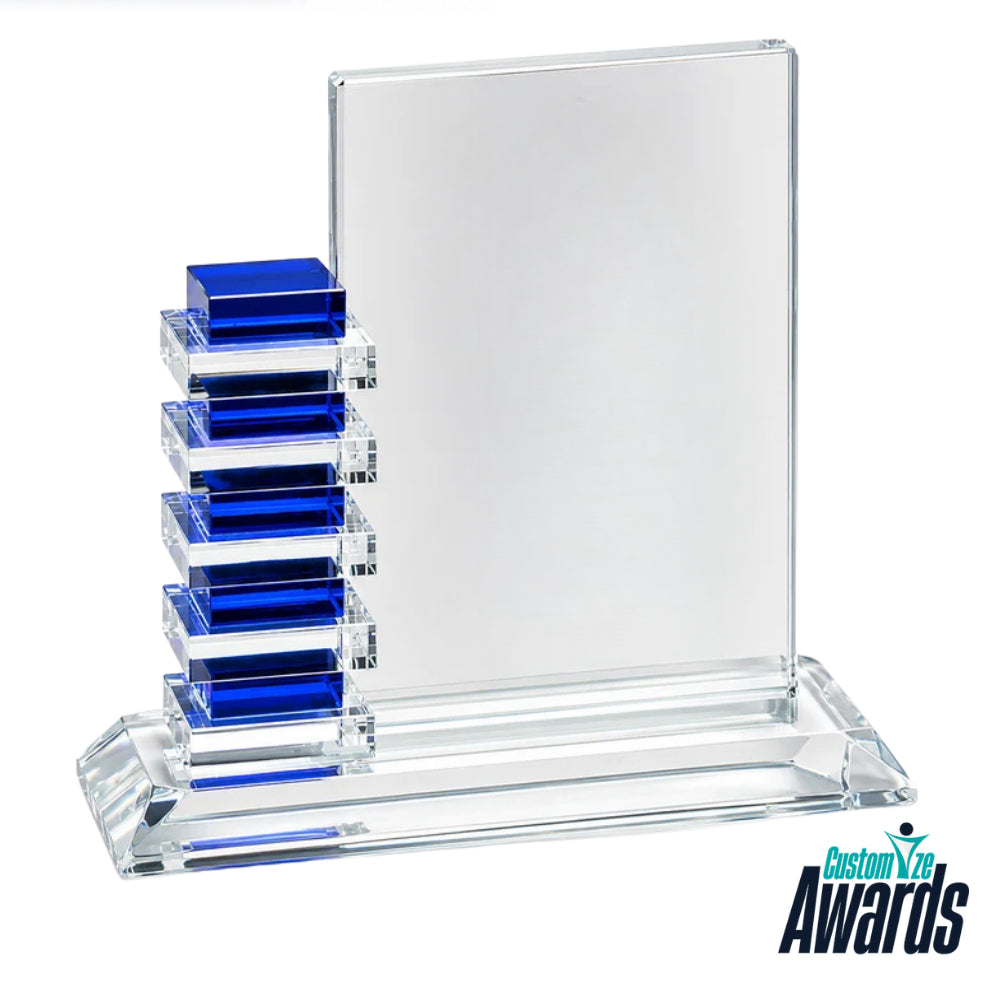 Resolute Crystal  Engraved Recognition Award without engraving 