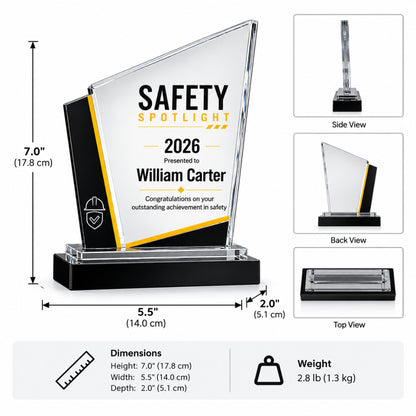 Safety Beacon | Workplace Safety Recognition Trophy
