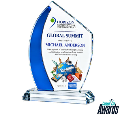 Sail Crystal | Leadership Recognition Award