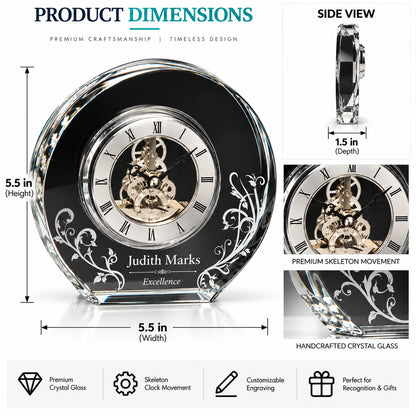 Sales Prestige | Custom Executive Excellence Clock Award