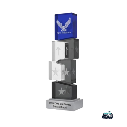 Sapphire Tiered Obelisk Award