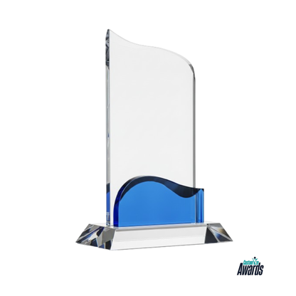 Sapphire Wave Pinnacle plaque Award