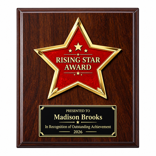 Scholarly Influence | Custom Wood Teacher Award
