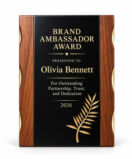 Shared Endeavor | Custom Wood Partner Recognition Plaque