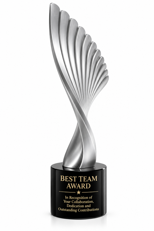 Silver Summit Drive | Customized Metal Team Award