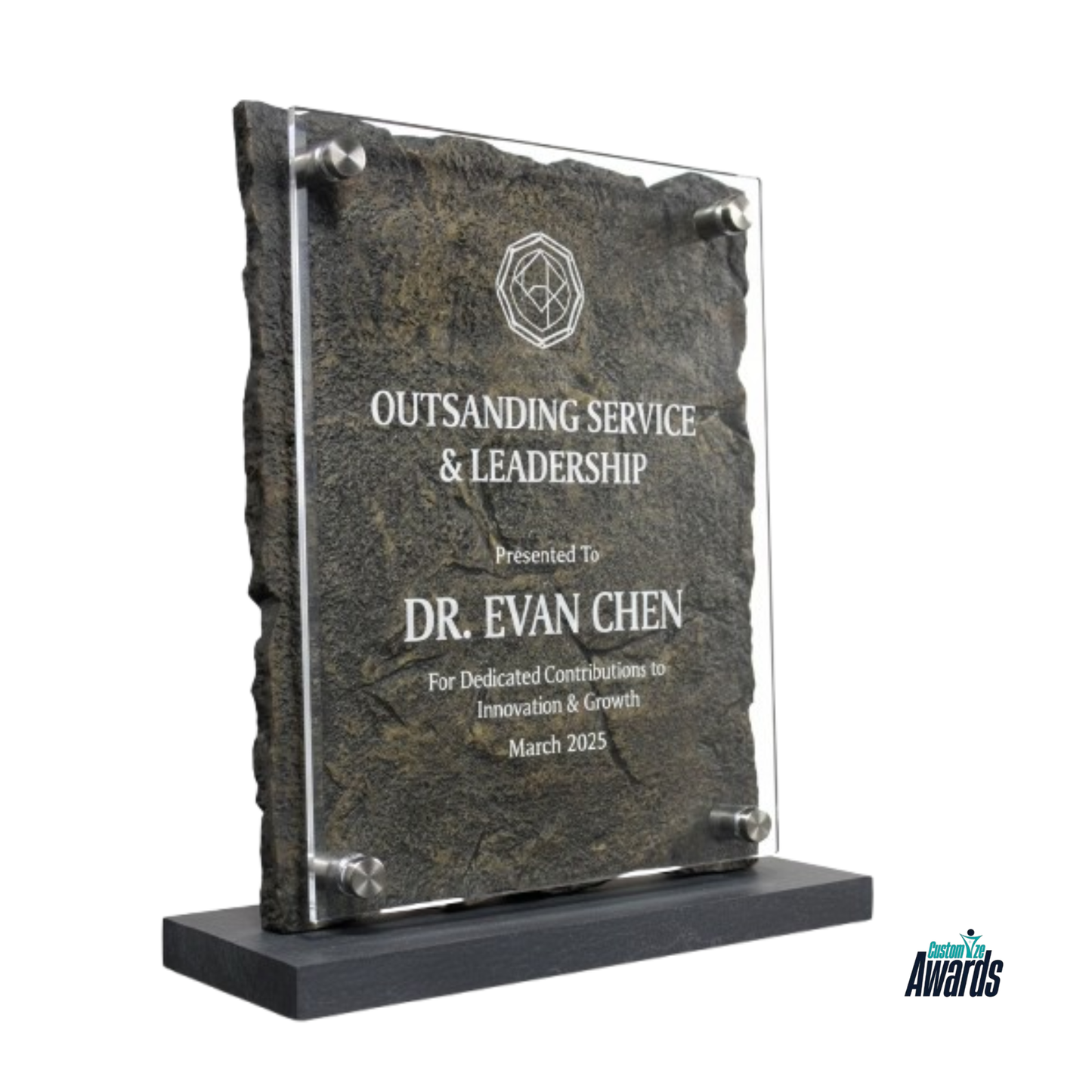 Slate Industrial Elite Plaque