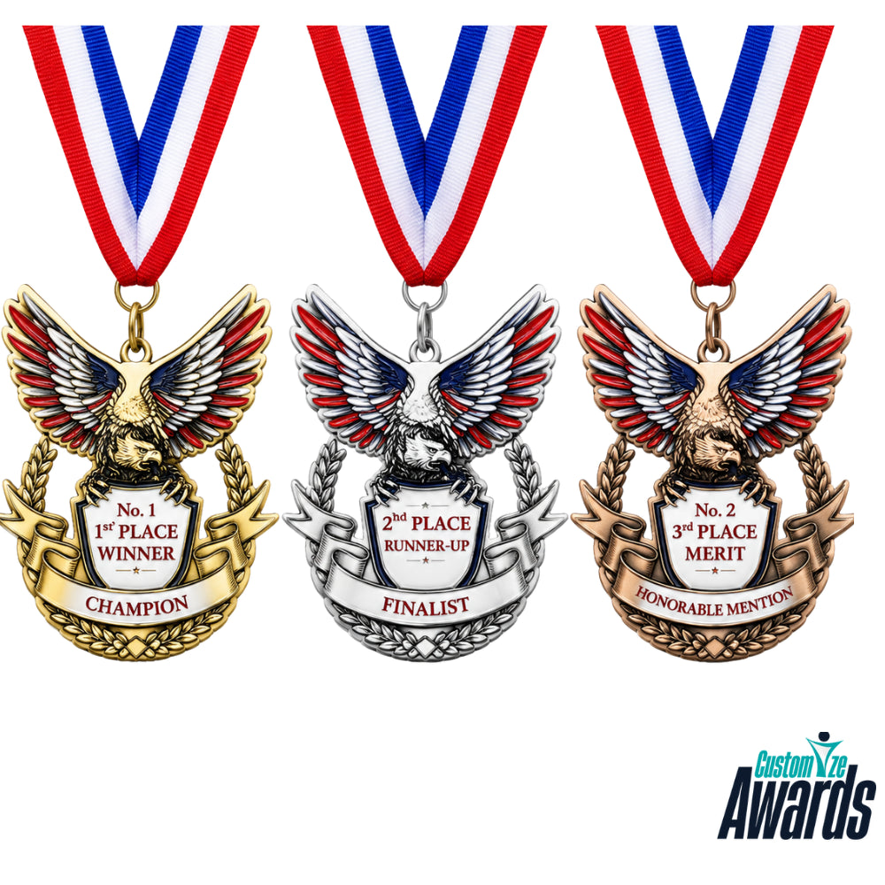 Soccer Striker | Custom Engraved Sports Medallion