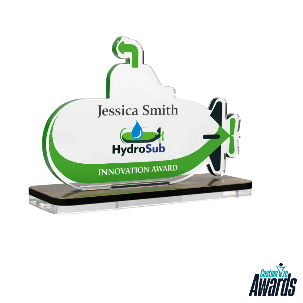 Submarine Acrylic | Innovation Excellence Trophy
