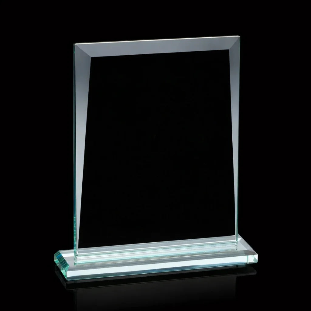 Sullivan Jade Rectangle crystal plaque Award