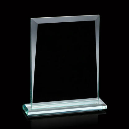 Sullivan Jade Rectangle crystal plaque Award