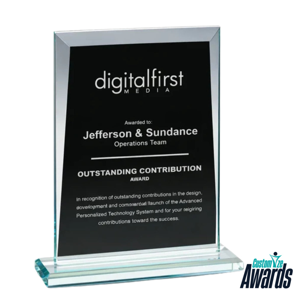 Sullivan Rectangle | Crystal Recognition Plaque